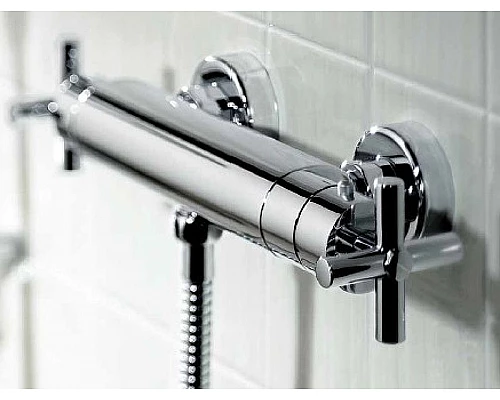 Купить Смеситель для душа Roca Loft 5A1343C00 с термостатом Хром в магазине сантехники Santeh-Crystal.ru