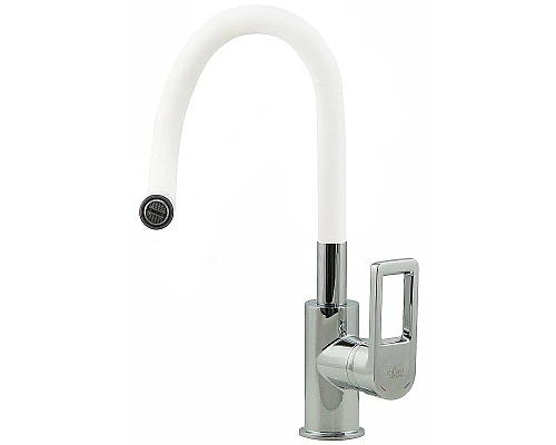 Купить Смеситель для кухни Rossinka Z35-35U-White Белый Хром в магазине сантехники Santeh-Crystal.ru