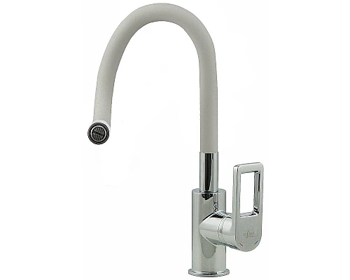 Приобрести Смеситель для кухни Rossinka Z35-35U-Gray Серый Хром в магазине сантехники Santeh-Crystal.ru