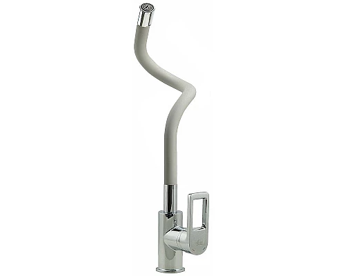 Приобрести Смеситель для кухни Rossinka Z35-35U-Gray Серый Хром в магазине сантехники Santeh-Crystal.ru