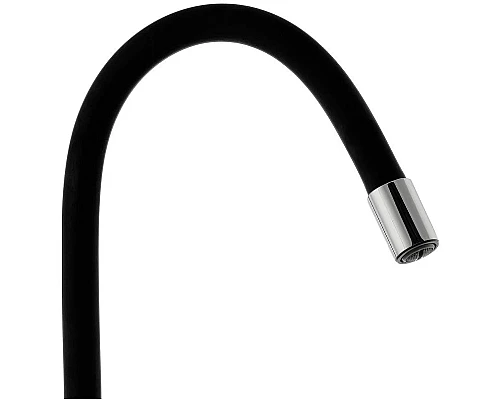 Заказать Смеситель для кухни Rossinka Z35-35U-Black Черный Хром в магазине сантехники Santeh-Crystal.ru