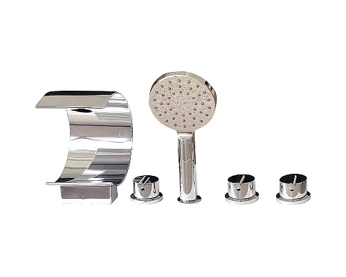 Купить Смеситель на борт ванны Royal Bath Hardon RB611 Хром в магазине сантехники Santeh-Crystal.ru