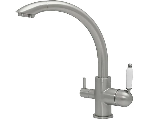 Заказать Смеситель для кухни Seaman Barcelone SSL-5382-MS Никель в магазине сантехники Santeh-Crystal.ru