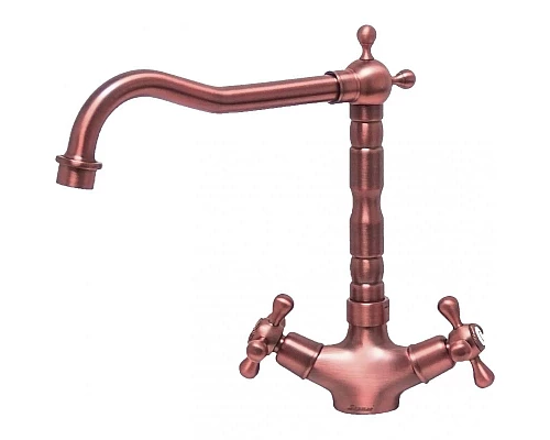 Купить Смеситель для кухни Seaman Barcelone SSL-5079-Au Красное золото в магазине сантехники Santeh-Crystal.ru