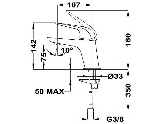 Купить Смеситель для раковины Teka Itaca 673460200 Хром в магазине сантехники Santeh-Crystal.ru