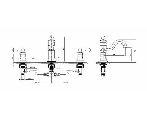 Купить Смеситель для раковины Timo Adelia 6021/00F Хром в магазине сантехники Santeh-Crystal.ru
