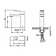 Приобрести Смеситель для раковины Timo Briana 7161/03F Черный в магазине сантехники Santeh-Crystal.ru