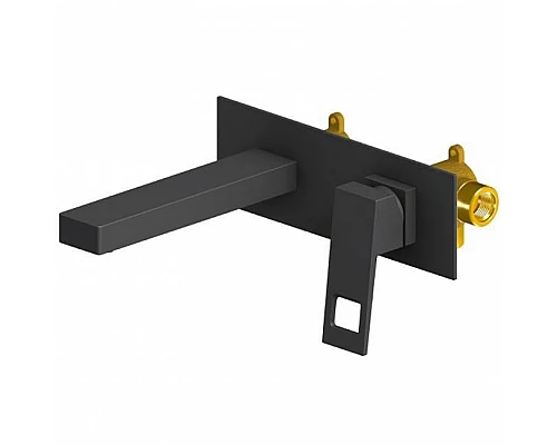 Приобрести Смеситель для раковины Timo Briana 7171/03SM Черный в магазине сантехники Santeh-Crystal.ru