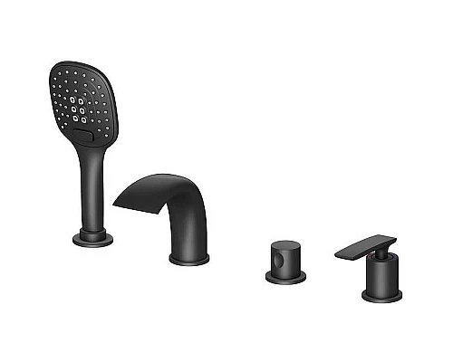 Заказать Смеситель на борт ванны Timo Helmi 4020/03Y Черный в магазине сантехники Santeh-Crystal.ru