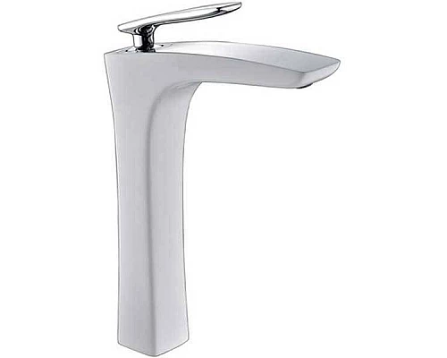 Заказать Смеситель для раковины Timo Helmi 4011/00-16F Хром Белый в магазине сантехники Santeh-Crystal.ru