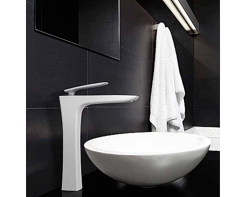 Заказать Смеситель для раковины Timo Helmi 4011/00-16F Хром Белый в магазине сантехники Santeh-Crystal.ru