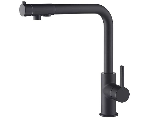 Приобрести Смеситель для кухни Timo Hette 1026/03F Черный в магазине сантехники Santeh-Crystal.ru