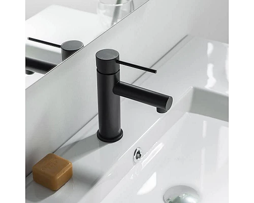 Заказать Смеситель для раковины Timo Saona 2361/03F Черный в магазине сантехники Santeh-Crystal.ru
