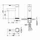 Заказать Смеситель для раковины Timo Saona 2361/03F Черный в магазине сантехники Santeh-Crystal.ru