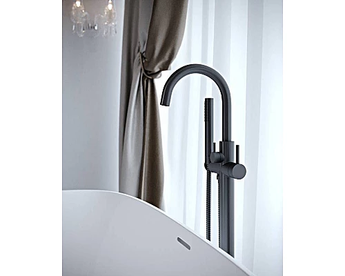 Приобрести Смеситель для ванны Timo Saona 2310/03Y-CR Черный в магазине сантехники Santeh-Crystal.ru