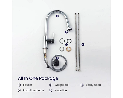 Купить Смеситель для кухни Timo Saona 2316/00FL Хром в магазине сантехники Santeh-Crystal.ru