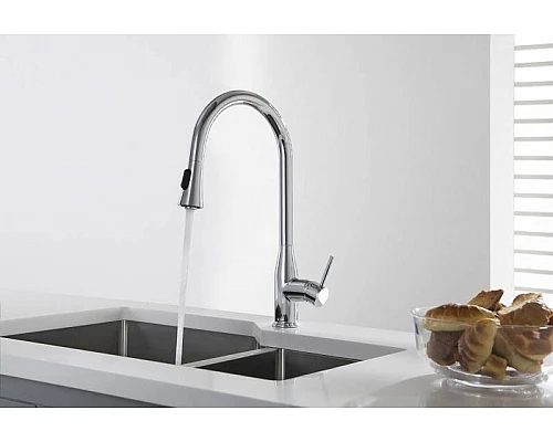 Приобрести Смеситель для кухни Timo Saona 2336/00FL Хром в магазине сантехники Santeh-Crystal.ru