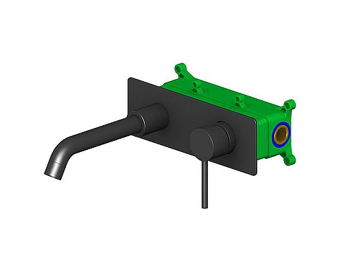 Приобрести Смеситель для раковины Timo Saona 2371/03SM Черный в магазине сантехники Santeh-Crystal.ru