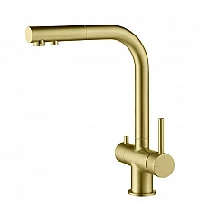 Смеситель для кухни Timo Saona 2356/17FL Золото матовое