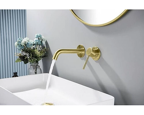 Приобрести Смеситель для раковины Timo Saona 2372/17SM Золото матовое в магазине сантехники Santeh-Crystal.ru