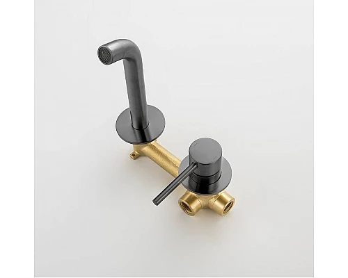 Заказать Смеситель для раковины Timo Saona 2372/18SM Черное золото в магазине сантехники Santeh-Crystal.ru