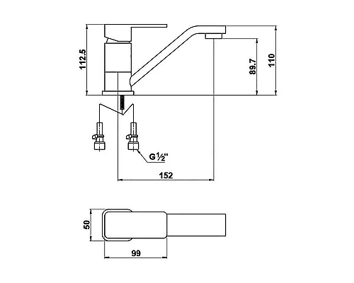 Приобрести Смеситель для раковины Timo Selene 2061-15/00F Хром в магазине сантехники Santeh-Crystal.ru