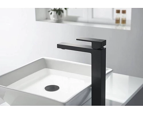 Приобрести Смеситель для раковины Timo Selene 3061/03F Черный в магазине сантехники Santeh-Crystal.ru