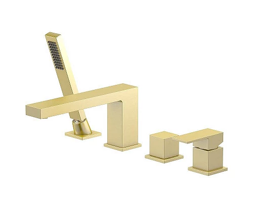 Заказать Смеситель на борт ванны Timo Selene 2130/17Y Золото матовое в магазине сантехники Santeh-Crystal.ru