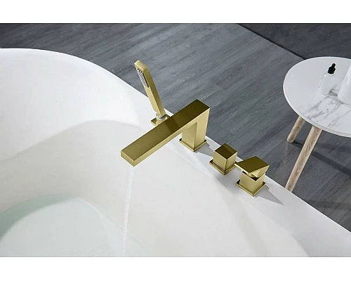 Заказать Смеситель на борт ванны Timo Selene 2130/17Y Золото матовое в магазине сантехники Santeh-Crystal.ru