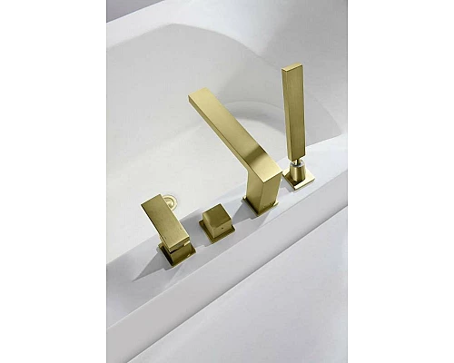 Заказать Смеситель на борт ванны Timo Selene 2130/17Y Золото матовое в магазине сантехники Santeh-Crystal.ru