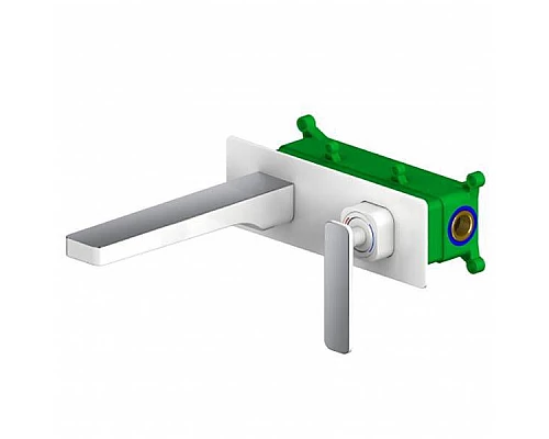 Купить Смеситель для раковины Timo Torne 4371/00-16SM Хром Белый в магазине сантехники Santeh-Crystal.ru