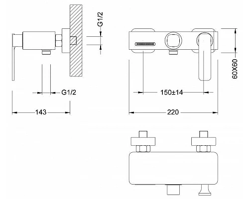 Заказать Смеситель для ванны Timo Torne 4314/00-16Y Хром Белый в магазине сантехники Santeh-Crystal.ru