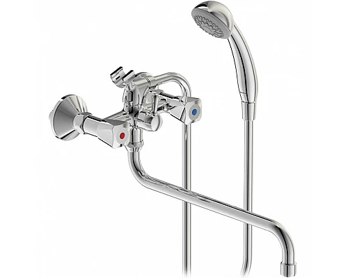 Купить Смеситель для ванны Vidima Practic BA230AA универсальный Хром в магазине сантехники Santeh-Crystal.ru