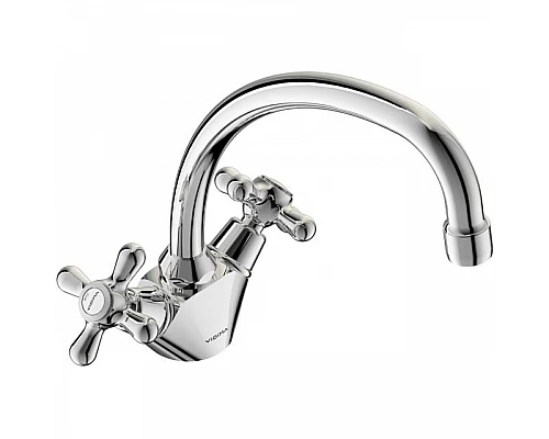 Купить Смеситель для кухни Vidima Retro BA132AA Хром в магазине сантехники Santeh-Crystal.ru