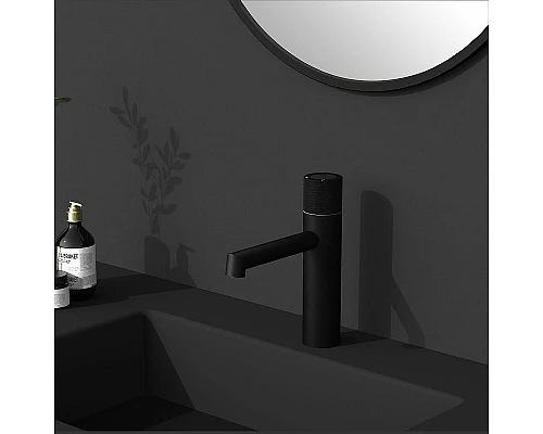 Заказать Смеситель для раковины Vincea Desire VBF-1D3MB Черный матовый в магазине сантехники Santeh-Crystal.ru