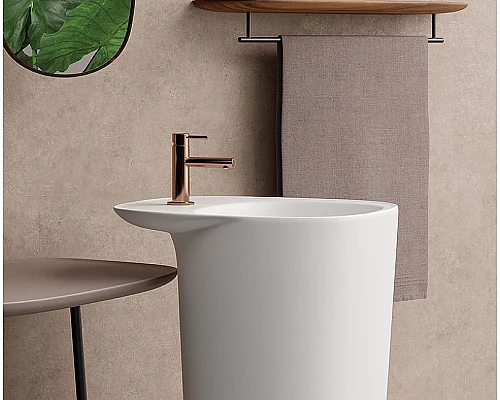 Заказать Смеситель для раковины Vitra Origin A4255526 Медный в магазине сантехники Santeh-Crystal.ru