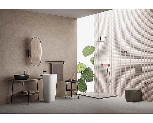 Заказать Смеситель для раковины Vitra Origin A4255526 Медный в магазине сантехники Santeh-Crystal.ru