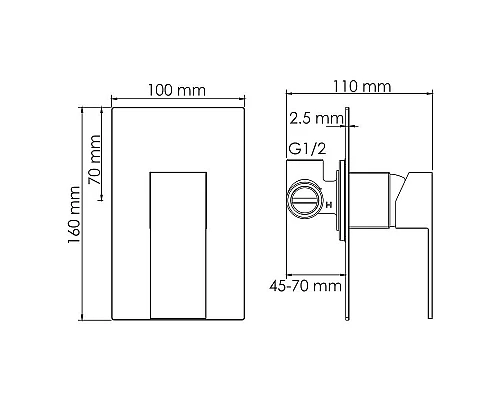 Купить Смеситель для раковины WasserKRAFT A15513 Хром в магазине сантехники Santeh-Crystal.ru