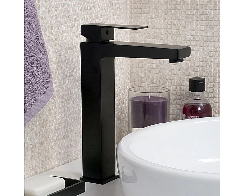 Заказать Смеситель для раковины WasserKRAFT Abens 2003H Черный матовый в магазине сантехники Santeh-Crystal.ru