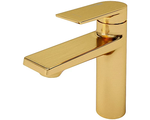 Приобрести Смеситель для раковины WasserKRAFT Aisch 5503 Золото матовое в магазине сантехники Santeh-Crystal.ru