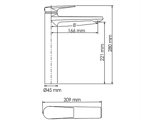 Заказать Смеситель для раковины WasserKRAFT Aisch 5503H Золото матовое в магазине сантехники Santeh-Crystal.ru