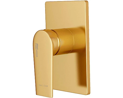 Приобрести Смеситель для душа WasserKRAFT Aisch 5551 Золото матовое в магазине сантехники Santeh-Crystal.ru