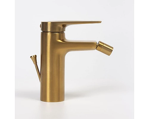 Купить Смеситель для биде WasserKRAFT Aisch 5506 Золото матовое в магазине сантехники Santeh-Crystal.ru