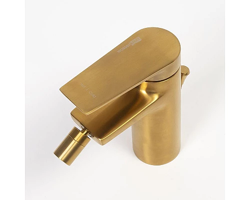 Купить Смеситель для биде WasserKRAFT Aisch 5506 Золото матовое в магазине сантехники Santeh-Crystal.ru