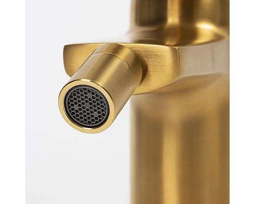 Купить Смеситель для биде WasserKRAFT Aisch 5506 Золото матовое в магазине сантехники Santeh-Crystal.ru