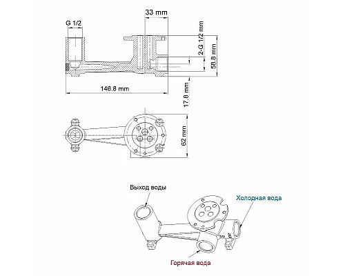 Приобрести Смеситель для раковины WasserKRAFT Aisch 5530 Золото матовое в магазине сантехники Santeh-Crystal.ru