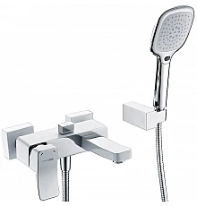 Смеситель для ванны WasserKRAFT Aller 1061W Белый Хром