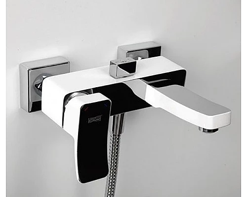 Заказать Смеситель для ванны WasserKRAFT Aller 1061W Белый Хром в магазине сантехники Santeh-Crystal.ru