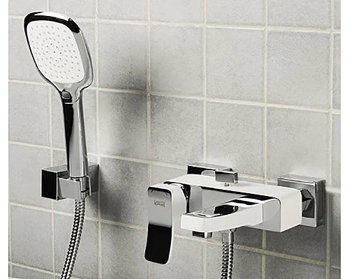 Заказать Смеситель для ванны WasserKRAFT Aller 1061W Белый Хром в магазине сантехники Santeh-Crystal.ru