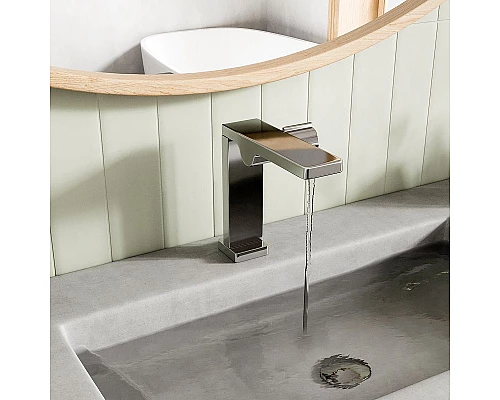 Купить Смеситель для раковины WasserKRAFT Alme 1510 Хром в магазине сантехники Santeh-Crystal.ru